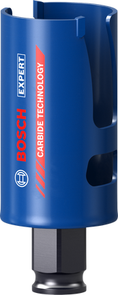 „Bosch EXPERT“ statybinių medžiagų 40 mm karbido skylių pjūklas.